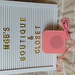 Sonix Pink Bluetooth Speaker w Charger